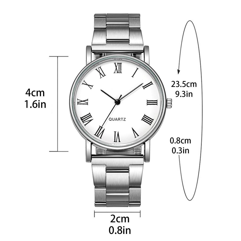 Men'S Watch Fashion Casual Watch Quartz Watch Steel Band Watch Wrist Watch Masculino Reloj Hombre