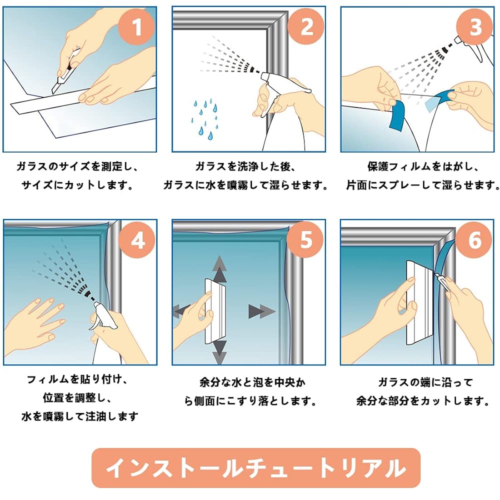 [3 Experimental Verifications] Window Film, Privacy Film, Heat Insulation, Light Blocking, UV Cut,