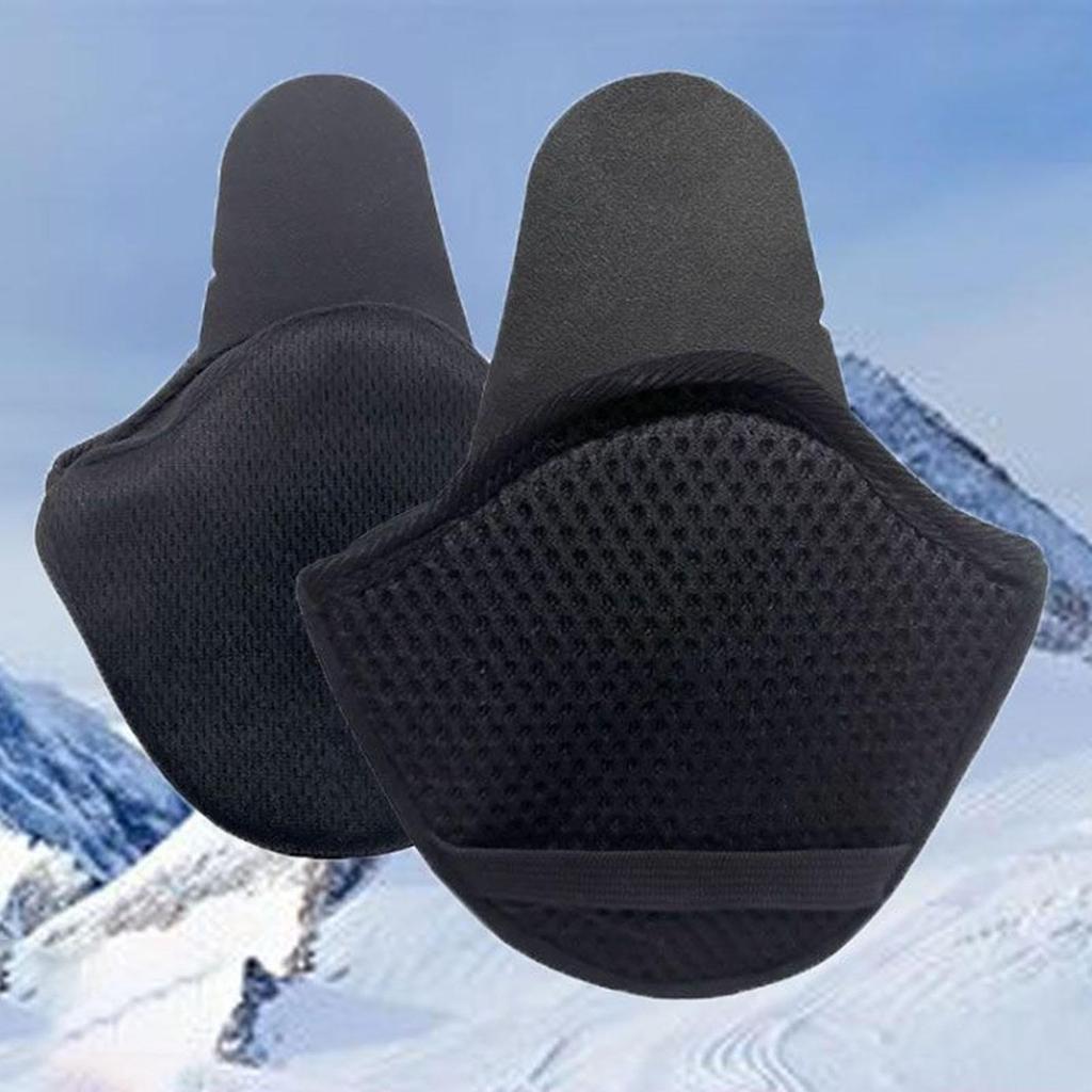 [wiroouia] Bike Helmet Ear Warmers, Bike Helmet Earpads, Bike Helmet Earmuffs Removable Warm Ear
