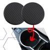 2PCS Car Water Cup Bottle Holder Anti-slip Pad Mat Silica Gel Non-Slip Silicone Round Mat Wear-resistant Anti-Slip Mat