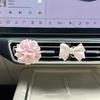 Aromatherapy Car Interior Tulip Hydrangea Car Air Conditioning Vent Decoration Flower Diffuser Stone Goddess Fragrance Premium