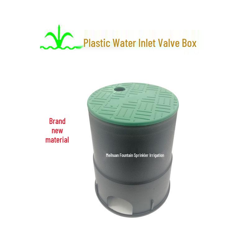 In-ground Sprinkler Valve Box with Cover for Lawn Water Outlet and Sprinkler Head Protection