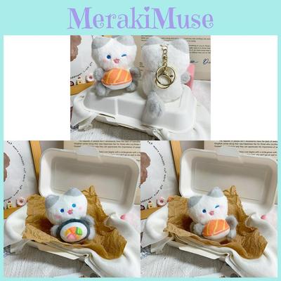 Милая плюшевая игрушка-брелок в виде кошки из коротковорсовой ткани Для подарков и коллекционеров