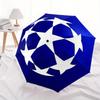 1pc Soccer Ball Pattern Umbrella with Plastic Handle,Suitable for All Seasons Home Travel Outdoor UmbrellaM1217