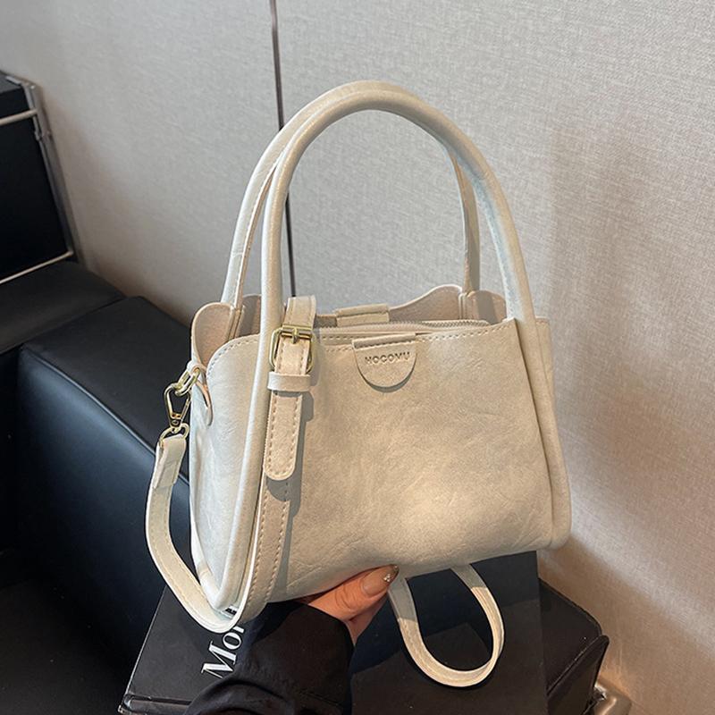 Женская новая сумка через плечо однотонная из искусственной кожи, модная повседневная сумка кроссбоди CLE