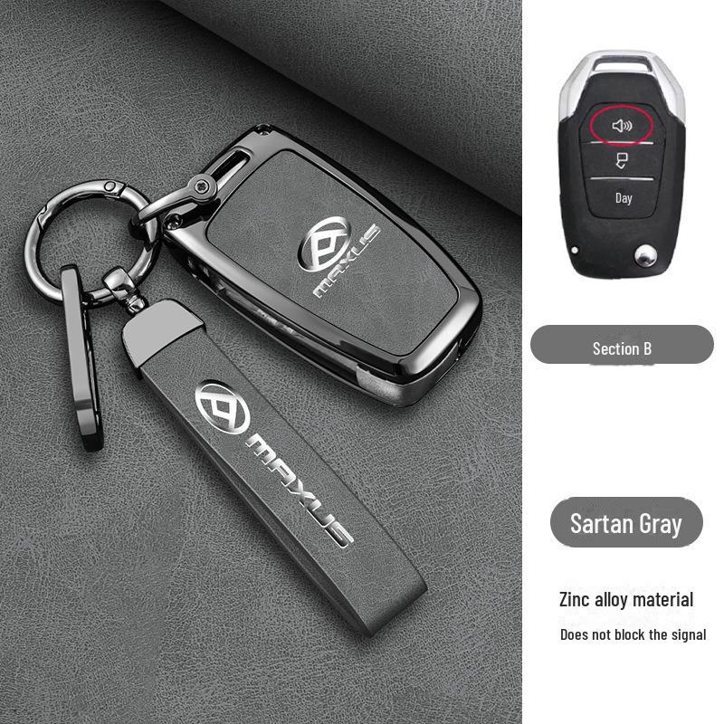 Чехол для женского ключа SAIC Maxus D90 для автомобиля Maxus G50 2019, высококачественный металлический корпус с пряжкой.