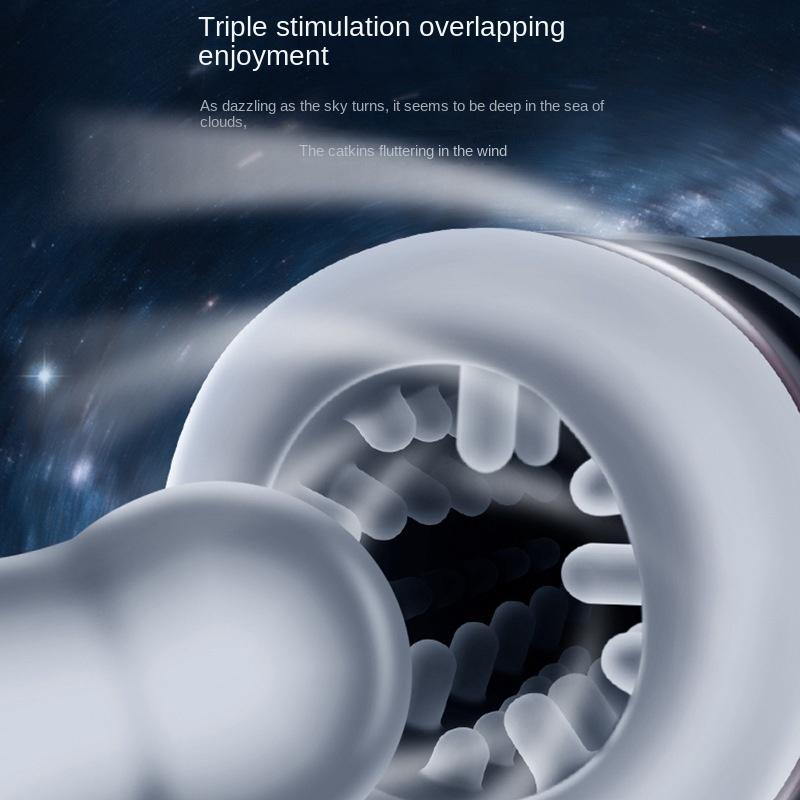 Мужской мастурбатор, полностью автоматический выдвижной роторный мастурбатор, мужской мастурбатор для упражнений, товары для взрослых, секс-игрушки 18+