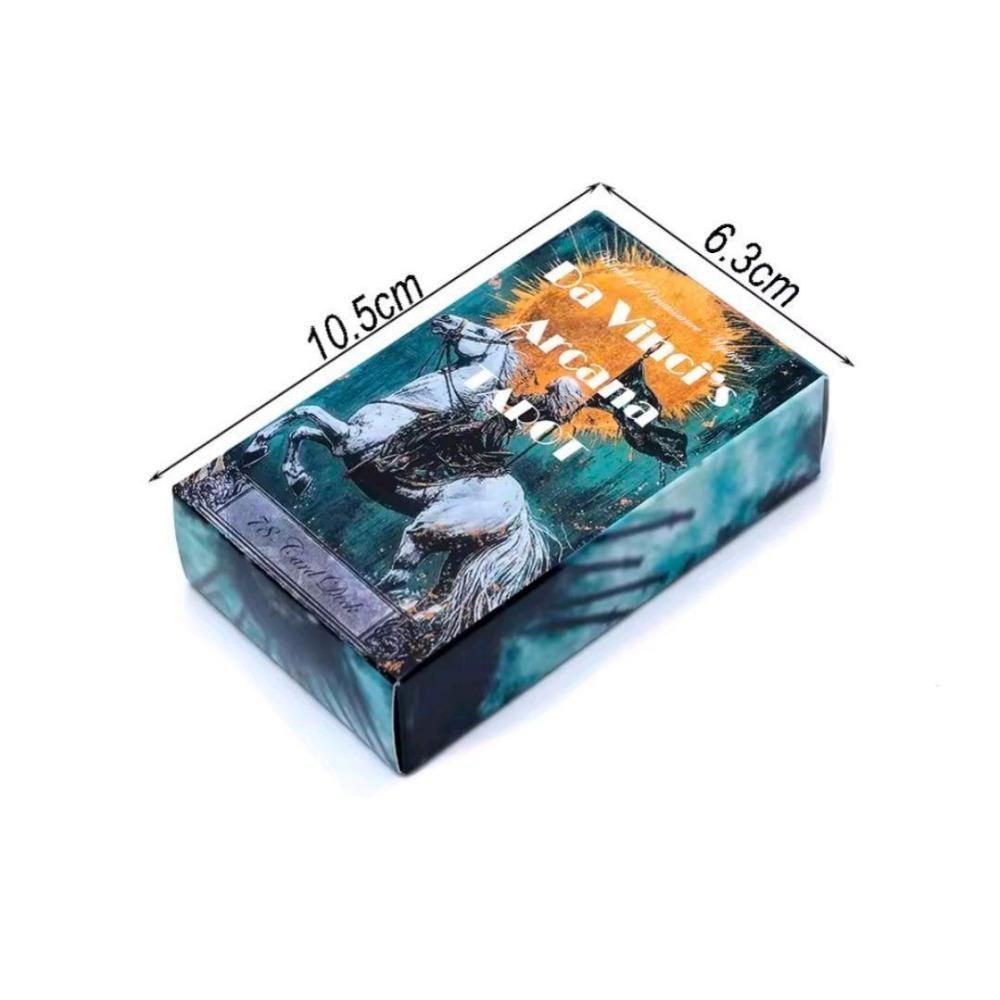 10.3*6cm Da Vinci’s Arcana Tarot Deck - 78 Pcs Mystical Art Tarot Cards for Intuitive Readings