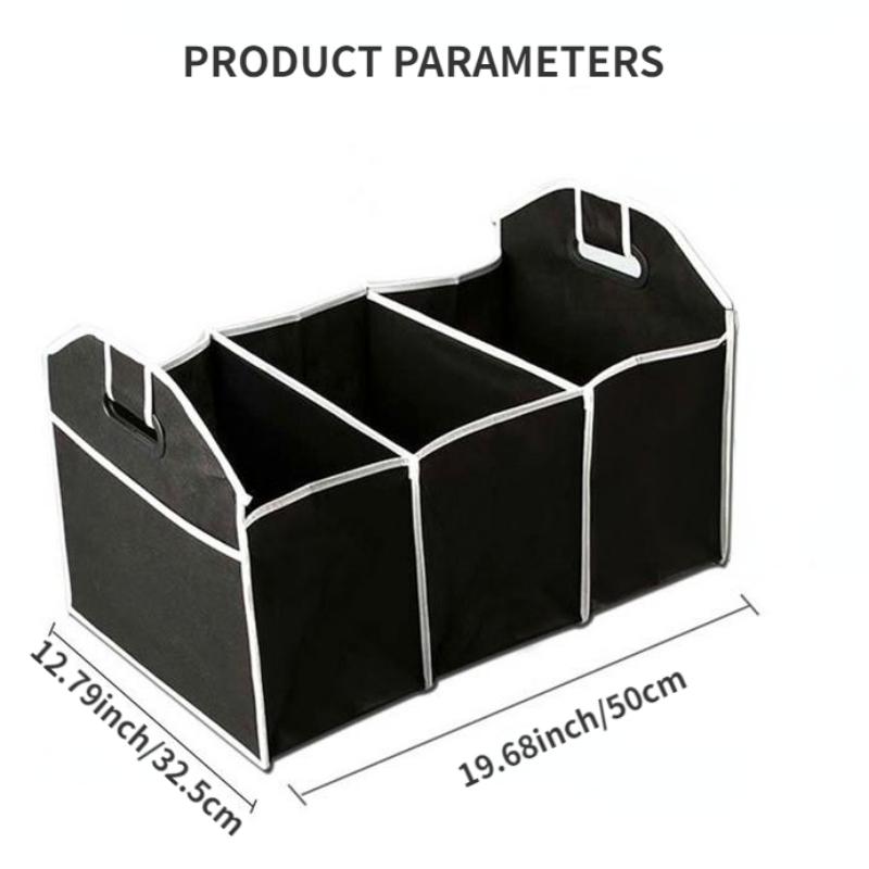 Органайзер для багажника автомобиля, складной прочный ящик для хранения автомобиля, органайзер для багажника автомобиля, аккуратный складной ящик для хранения, экономящий место