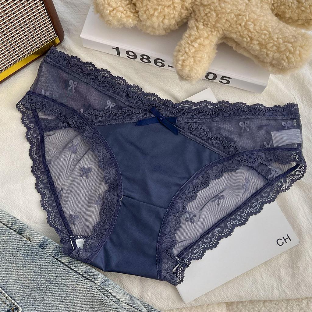 Нижнее белье женское сексуальное высококачественное кружево нежное элегантное бесследное прозрачное с низкой талией треугольные брюки женская сетка