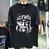 Винтажная футболка Hollywood Hogan Халк Хоган черного цвета, репринт, HH892, унисекс