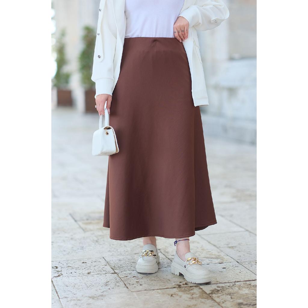 Юбка-дайв с эластичной резинкой на талии, черная