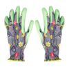 Водонепроницаемые садовые перчатки с цветочным принтом, защитные перчатки от проколов, нескользящие садовые рабочие перчатки, подарок