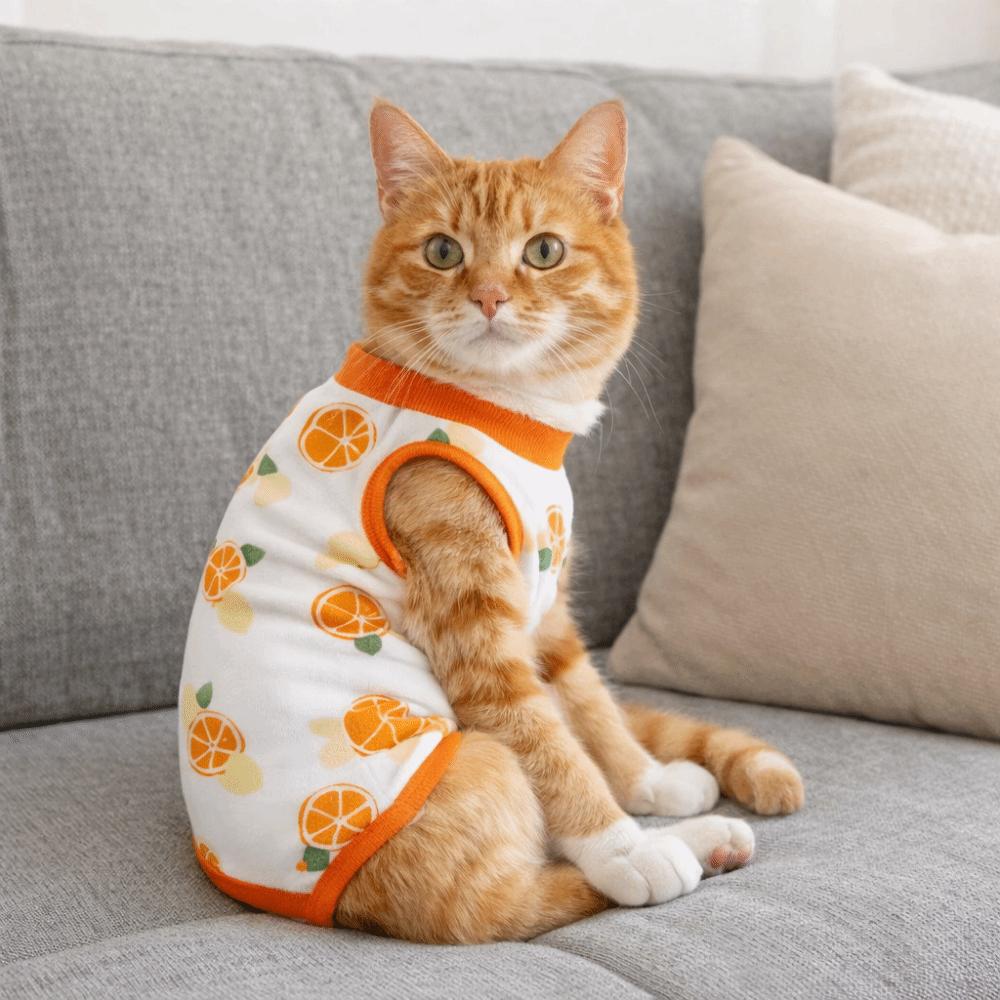 High Elasticity Cat Sterilization Suit Breathable Cat Jumpsuit Pet Anti-Licking Vest Pet Care