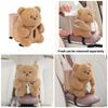 Car Mounted Tissue Box 2 In 1 Cartoon Plush Doll Auto Armrest Box Paper Drawer Storage Car Trash Can Tissue Holder