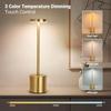 Stepless Dimming Touch Sensor Lamp Three Colors Wireless Reading Lamp Desk Lamp  Club Decoration
