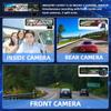 Dash Cam 11.26 Inch 3 Camera Lens Car DVR Full HD 1080P Night Vision Video Recorder Dashcam Support Rear Cam View Recorder