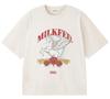 Milkfed PEGASUS VINTAGE STYLE WIDE Off White S/S TEE, Women's,