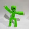 2 шт случайных цветов Stikbot экран анимации игрушки сарай куклы с игрушками-присосками