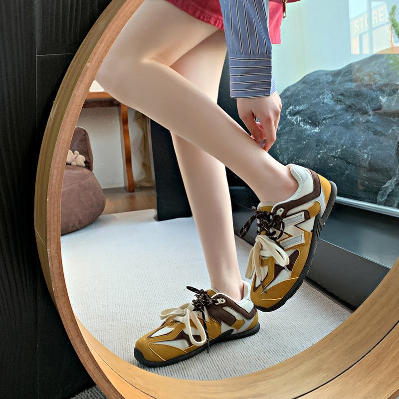 2025 новый тренд ретро немецкие тренировочные кроссовки женские повседневные спортивные кроссовки универсальные весенне-летние популярные модные и удобные кроссовки