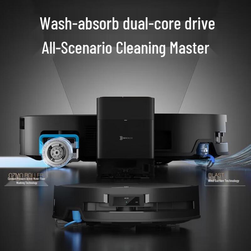 ECOVACS X9 Robot Vacuum and Mop with Active Wash