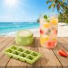 8 Grids Ice Making Cup Twist Release Ice Cube Box Creative Ice Storage Pot  For Summer
