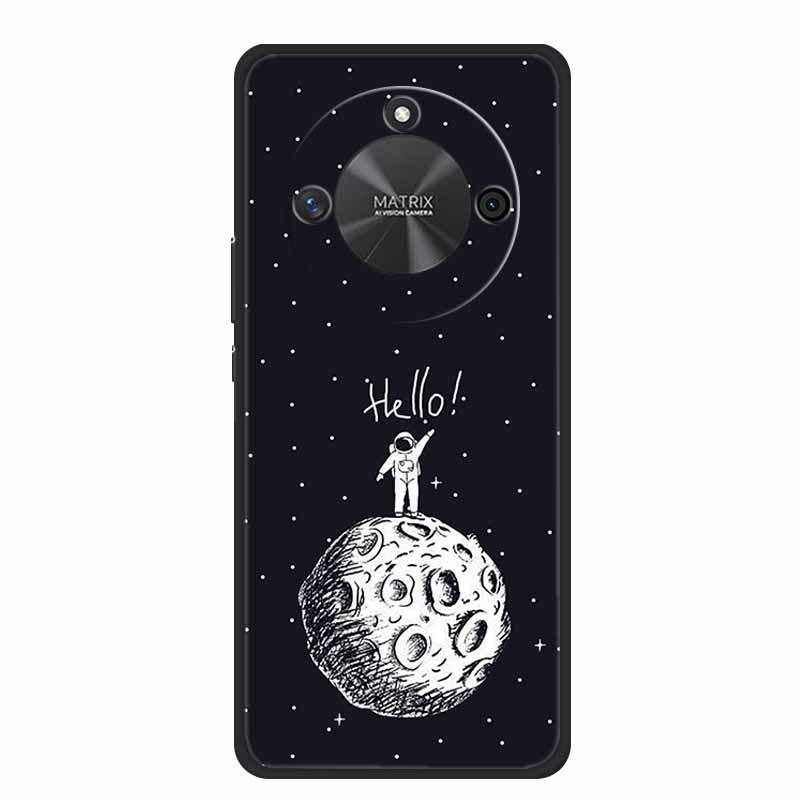 Чехол для телефона Honor X60 5G Задняя крышка Чехол HonorX60 Черный Силиконовый Мягкий Funda Для Honor X9c Умный чехол HonorX9c Умный Coque Сумка