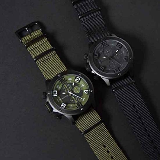 Franc Temps Gavarnie NATO Chronograph Full Black