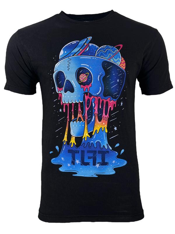 TLFI Unisex T-Shirt Screaming Skull Regular Fit Crew neck