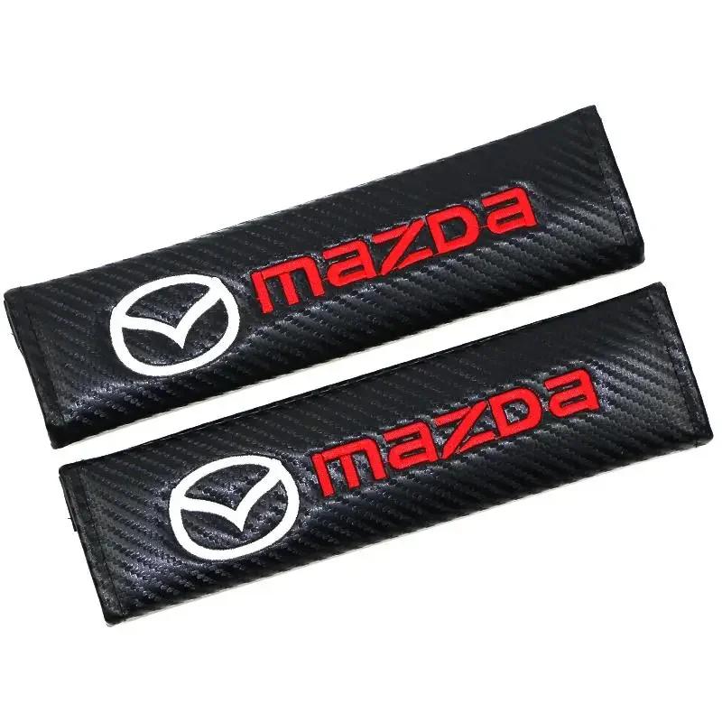 2025 Горячий Хлопковый Фланелевый Чехол Для Mazda 2 Mazda 3 MS Для Mazda 6 CX-5 CX5 Авто-Стайлинг Значок Аксессуары