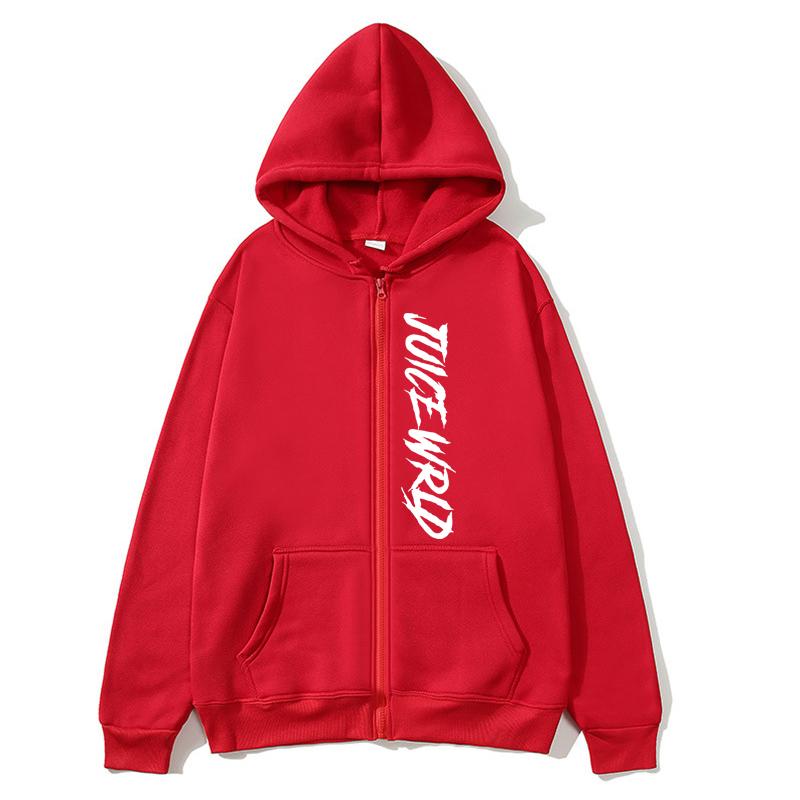 Juice Wrld Zip Hoodie Oversize Hoodie Streetwear Женская толстовка Женская толстовка с капюшоном с карманом и длинным рукавом Juice Wrld Zip Hoodie