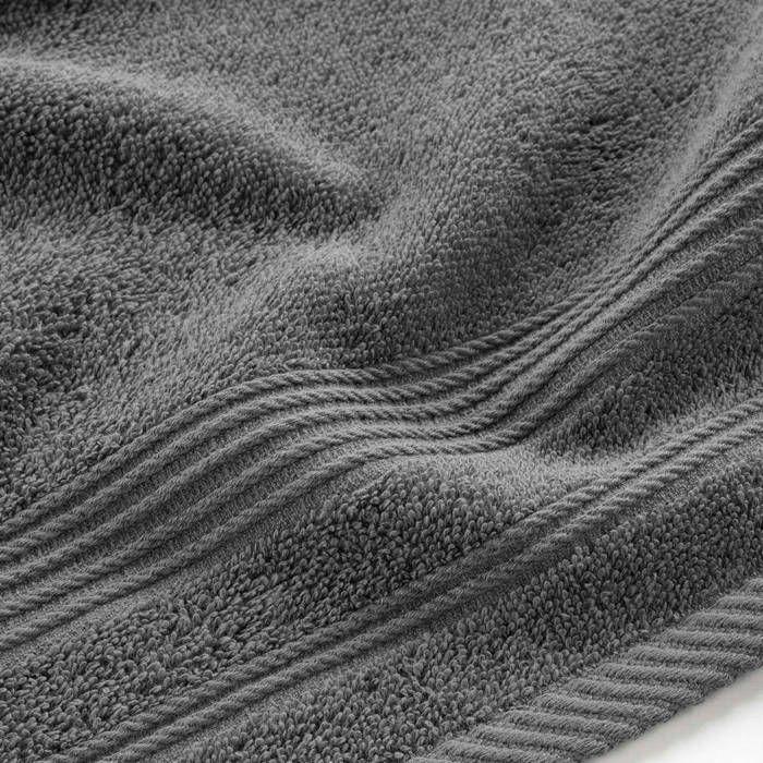 Serviette de toilette invite 30 x 50 cm Tendresse anthracite