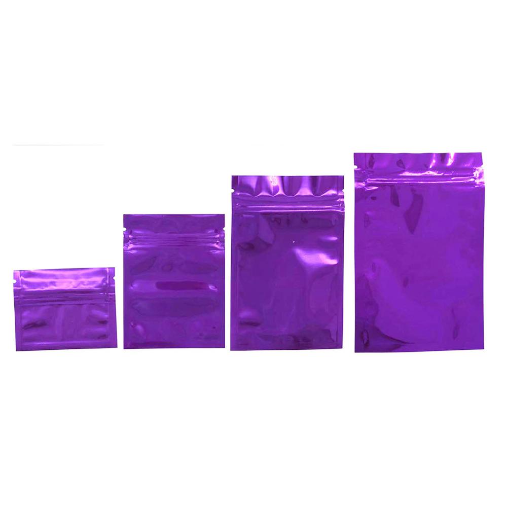 100 шт. Красочные пакеты из фольги с застежкой-молнией сверху, пищевые пакеты, пакеты из алюминиевой фольги Mylar, пакеты для чая, пакеты для хранения продуктов