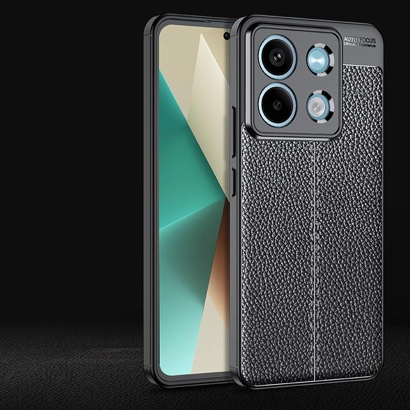 Для чехла Xiaomi Redmi Note 13 Pro Чехол для Redmi Note 13 Pro Capa Новый ударопрочный TPU Мягкий кожаный чехол Redmi Note 13 Pro 5G