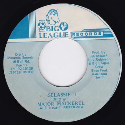 7-дюймовая пластинка MAJOR MACKEREL - Selassie I DSR6948 Big League Reco Ямайский регги, ска и даб Б/У