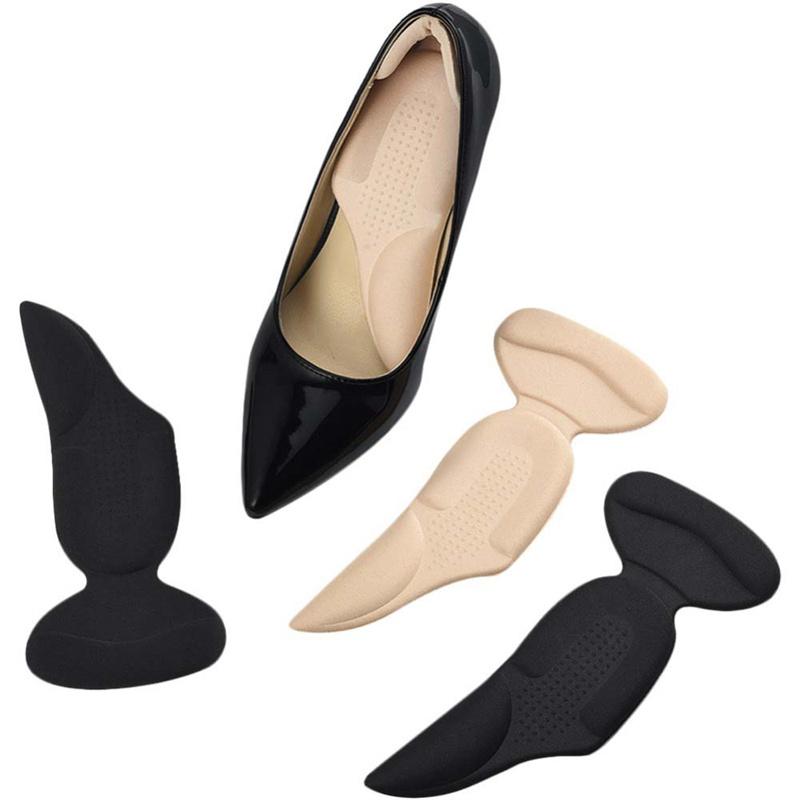 Подпяточники для женщин, стельки для обуви на высоком каблуке, регулируемый размер, самоклеящиеся наклейки, ручки для подкладки, защитные вставки для ног