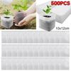 6/12 Hole Flower Plant Seed Grows Box Seed Propagation Container Garden Grow Germination Box with Biodegradable Seed Nursery Bag