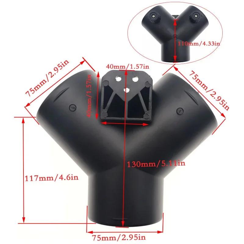 Клапанная заслонка, регулируемая, воздушный, дизельный, стояночный, отопитель, вентиляционный, разветвитель, разветвитель, выходной патрубок выхлопной трубы, соединитель для Webasto