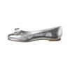 Salvatore Ferragamo Ferragamo Varina Leather Ballet Flat Grey