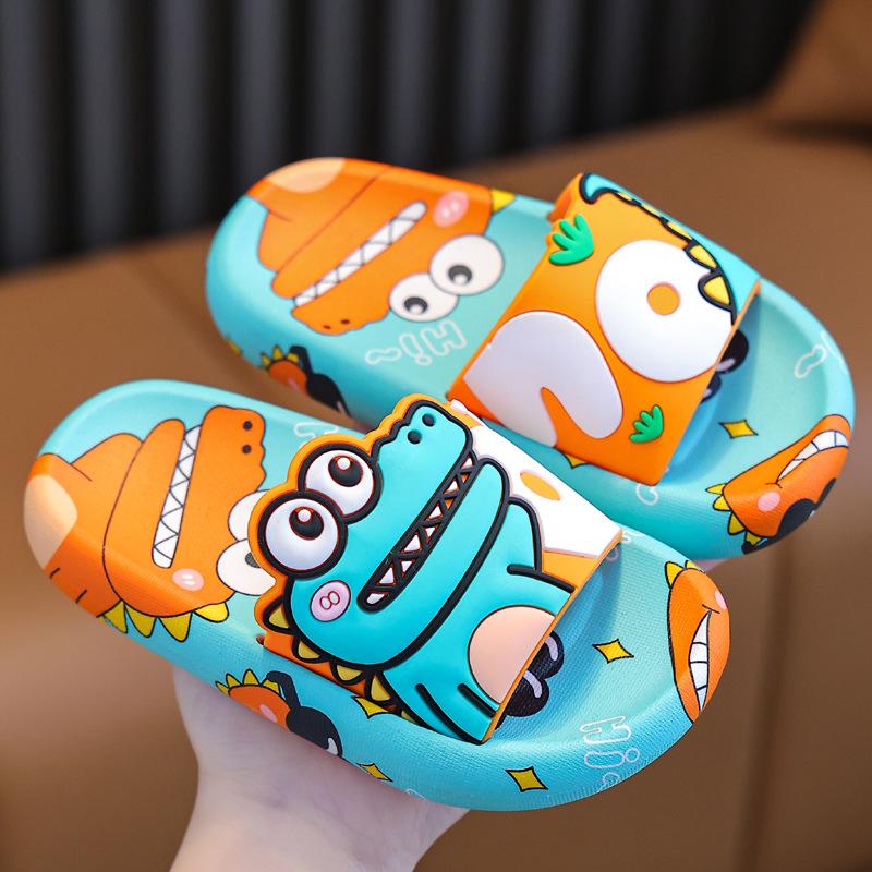 Детские тапочки Pantuflas, летние новые домашние тапочки для мальчиков с рисунком, мягкие тапочки для девочек-сандаликов, симпатичная детская обувь Zapatos Niña