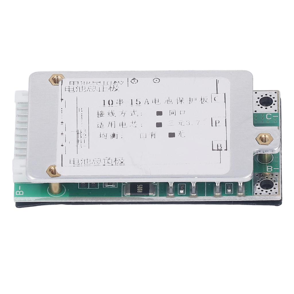 Плата защиты аккумулятора 18650 литиевая ячейка PCB 10S 36V 15A без функции балансировки