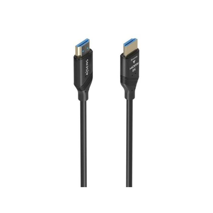 Cable HDMI AISENS A153-0936 25m 2.1 8K@60Hz Fibra Óptica+Cobre HDR eARC Unidireccional