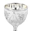 Embossed Wine Glass Zinc Alloy Shot Glass Goblets & Chalices Metal Goblet  For Wedding