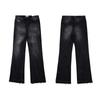 Basic Washed Flared Jeans Men Women Casual All-match Denim Pants Streetwear