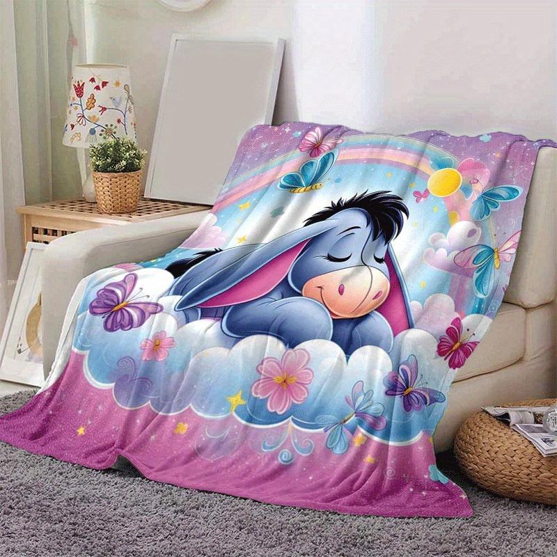 1pc Winnie The Pooh Printing Blanket - Soft, All-Season Throw for Office Blanket, Car, Travel