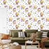 Teddy bear flowers and nature wallpaper for living room and bedroom 50x1000