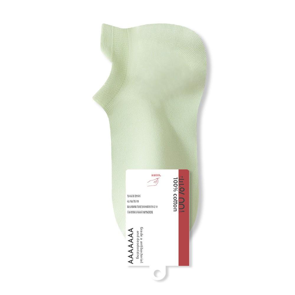 Ladies Spring and Summer Pure Cotton Boneless Deodorant Breathable Sweat Absorbing Leisure Socks
