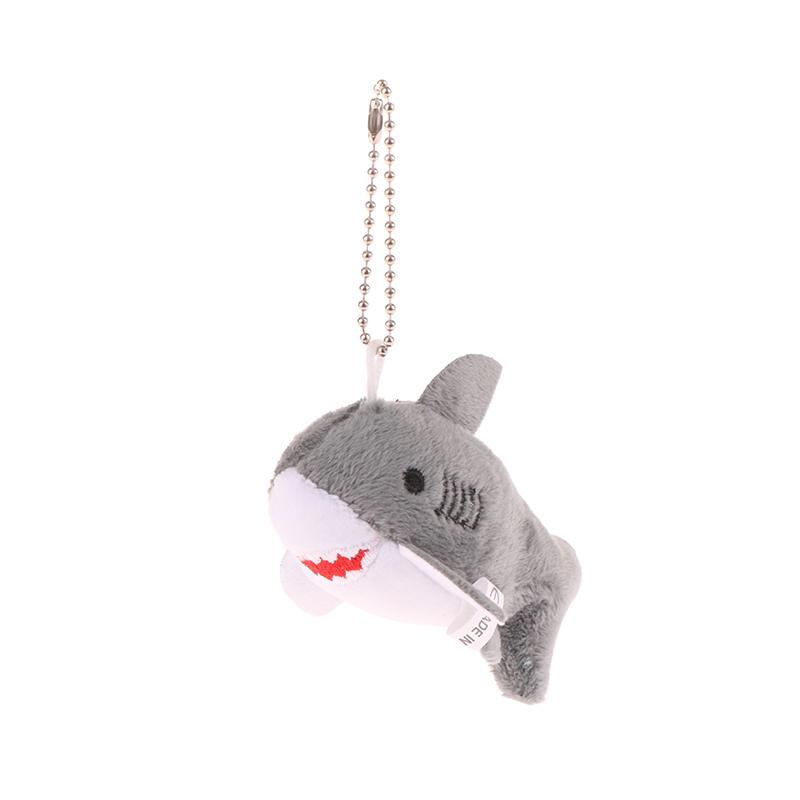 Милая акула плюшевая кукла игрушки брелок кулон мультфильм океан животное маленькая акула мягкий брелок рюкзак подвески сумка декор подарок