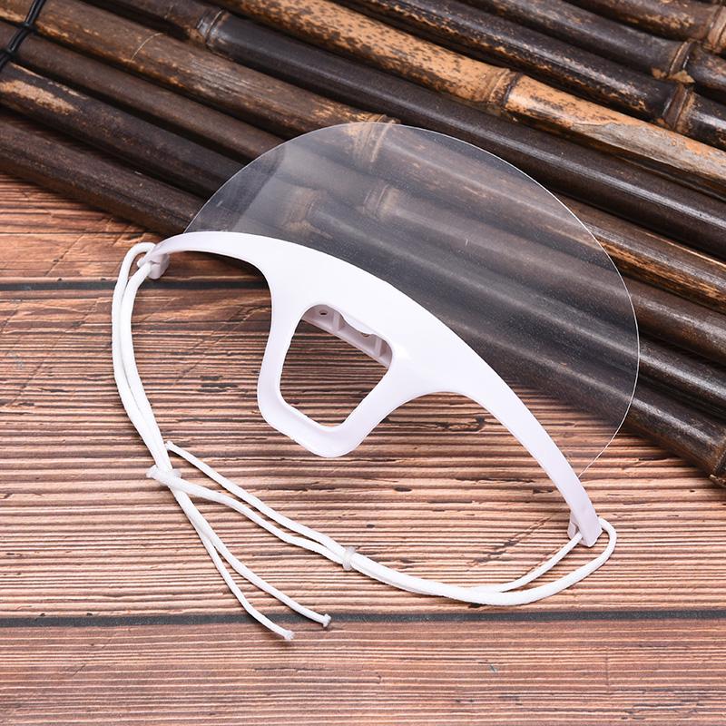 Reusable Transparent Anti-Fog Anti-Saliva Mouth Shield Plastic Mask