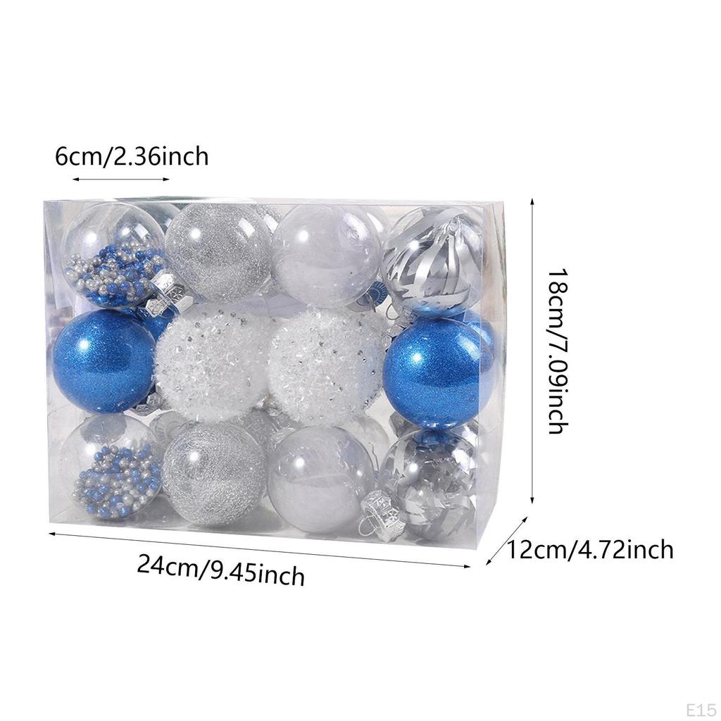 24 шт. Рождественские шары украшения поделки DIY подвесные шары безделушки